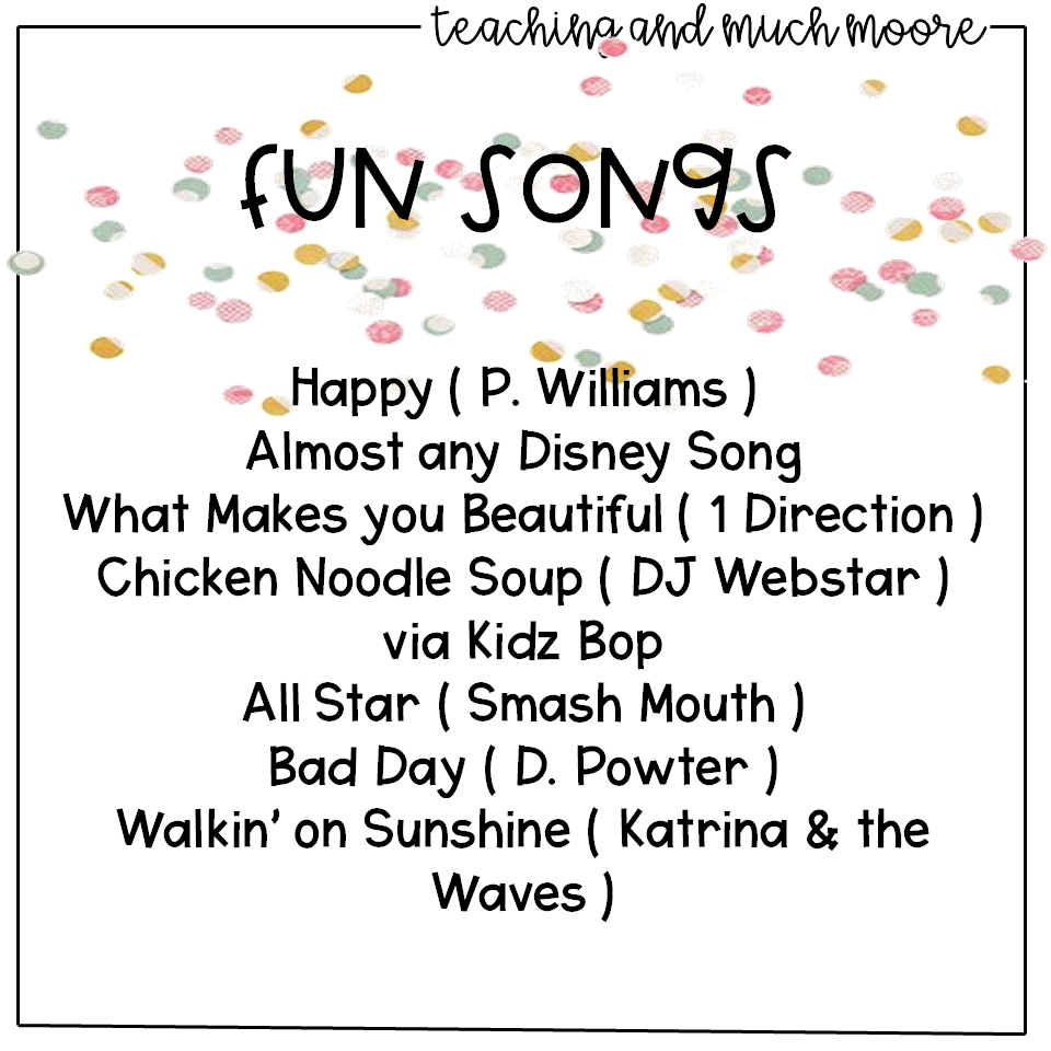 Morning Songs for the Classroom - Teaching & Much Moore