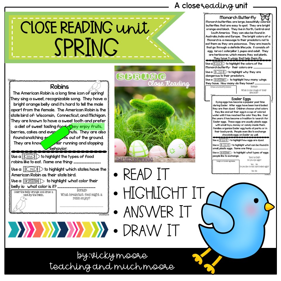 Easy Spring Printables and Activities for Kids - Teaching & Much Moore